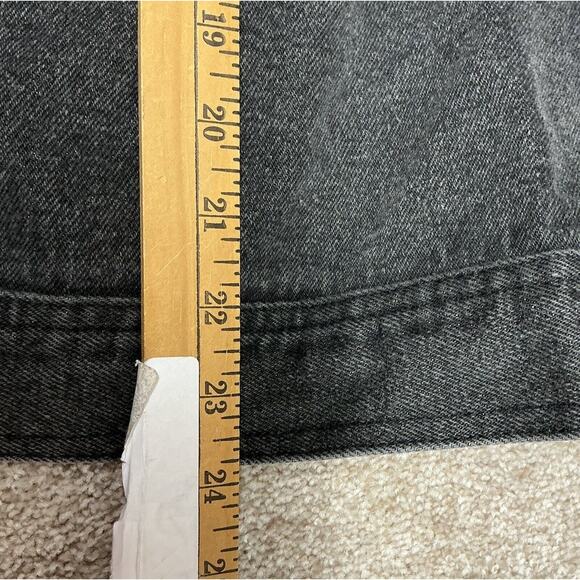 Vintage 1990’s I.B. Diffusion Beaded Gray Denim Jean Jacket Womens Size 6 - Picture 6 of 9